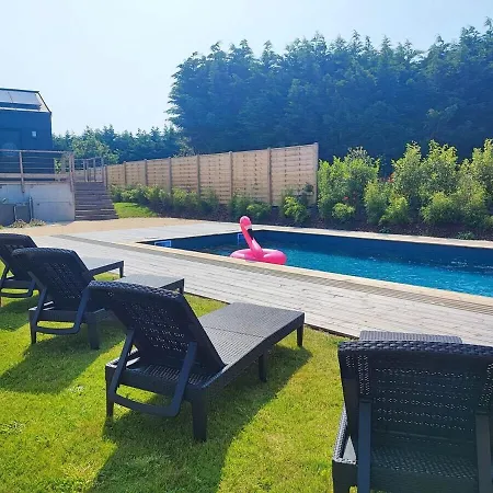Les Suites Du Littoral - Gites Proche Mer - Piscine - Spa Plouézec Kamer foto